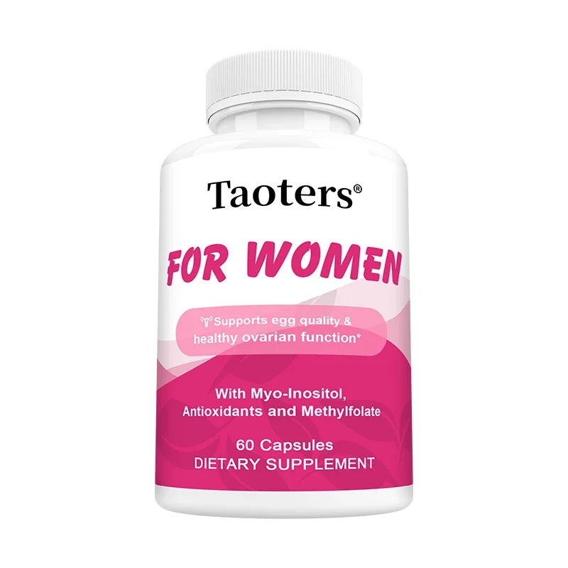 Myo-Inositol Women's Health Supplement, Improves Mood, Promotes Hormonal Balance, and Promotes Ovarian Health