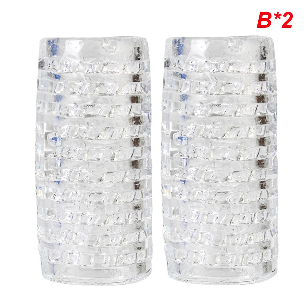 9cm Transparent Male Masturbator Artificial Pussy Vaginal for Men 18 Glans Sucking Penis Pump Spikes Exerciser Sex Toys Erotic