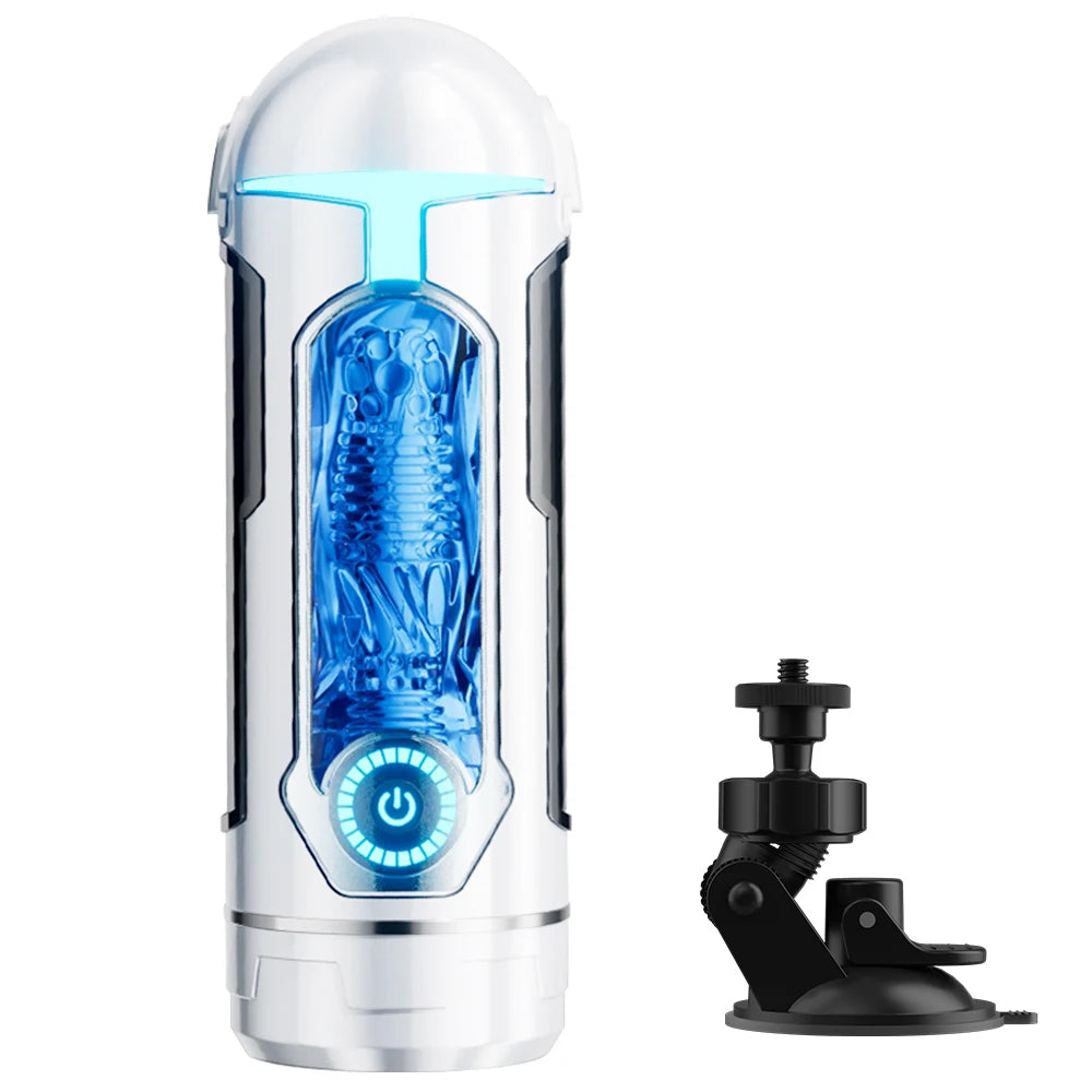 Automatic Male Masturbation Device, Sexual Toy, Penile Delayed Ejaculation Training Vibrator, Adult Sexual Toy for Male Couples