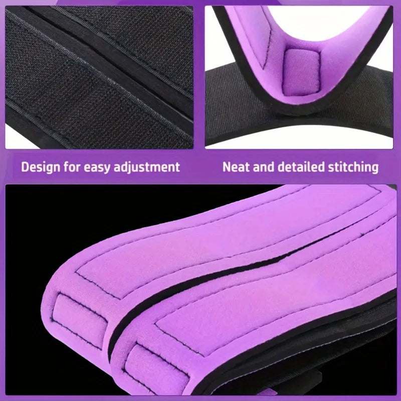 2 Piece Adjustable BDSM Cuff and Thigh Holster Set - Ergonomically Designed for A Comfortable Fit, Women's Padded Cuffs