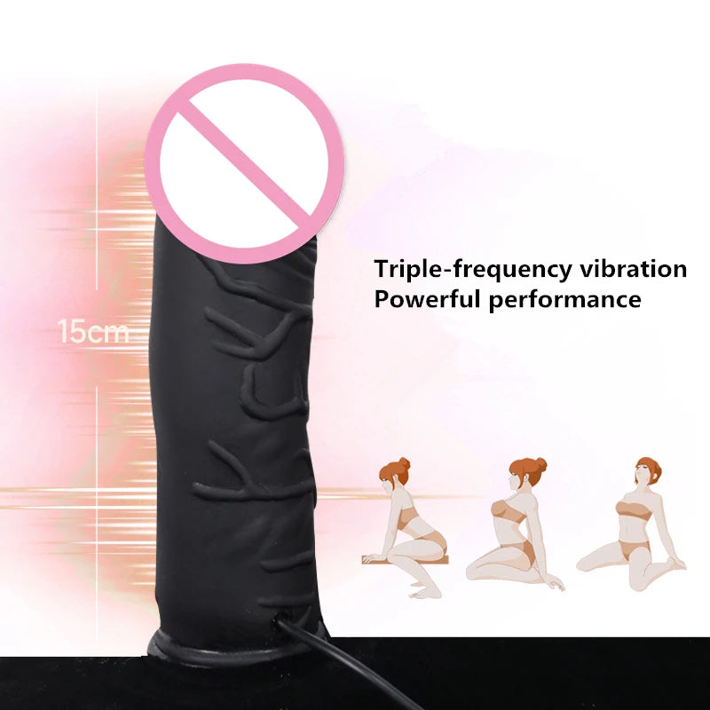 Inflatable Love Pillow with Vibrating Dildo - Easy Storage for Couples' Fun
