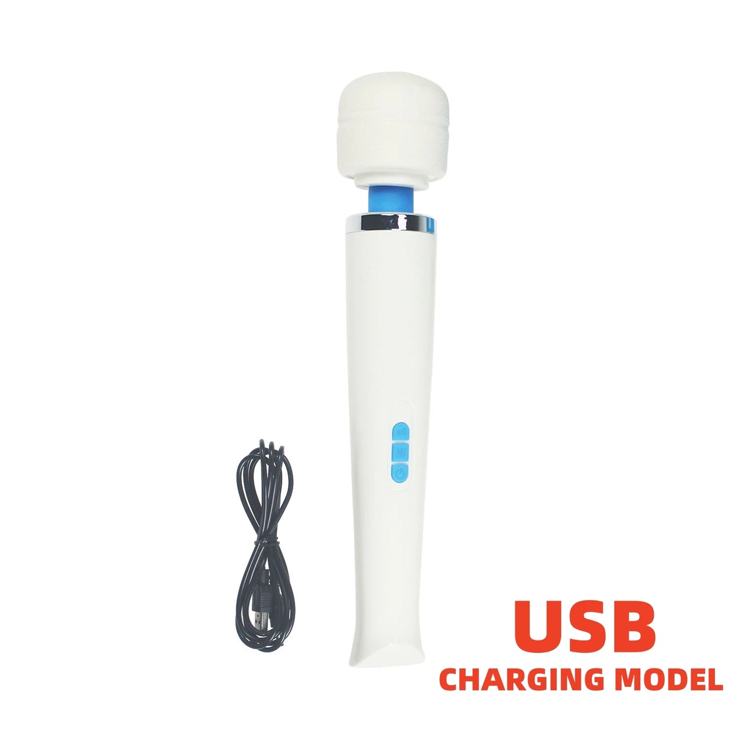 Love Vibrator Magic Wand - Powerful Rechargeable Massager for Intense Clitoral Stimulation