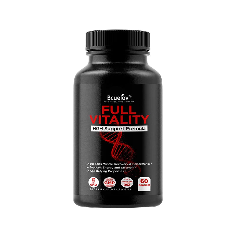 HGH Supplement for Men and Women, Human Growth Hormone Natural Support, Muscle Building, Muscle Growth, Post Workout Recovery