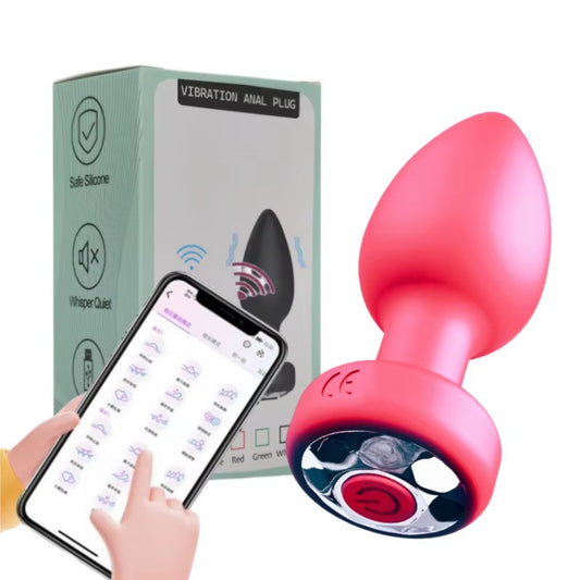 Wireless Anal Vagina Vibrator Butt Plug Men Prostate Massager Stimulator Female Masturbator Adult Se...