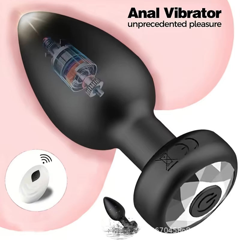 Wireless Anal Vagina Vibrator Butt Plug Men Prostate Massager Stimulator Female Masturbator Adult Se...