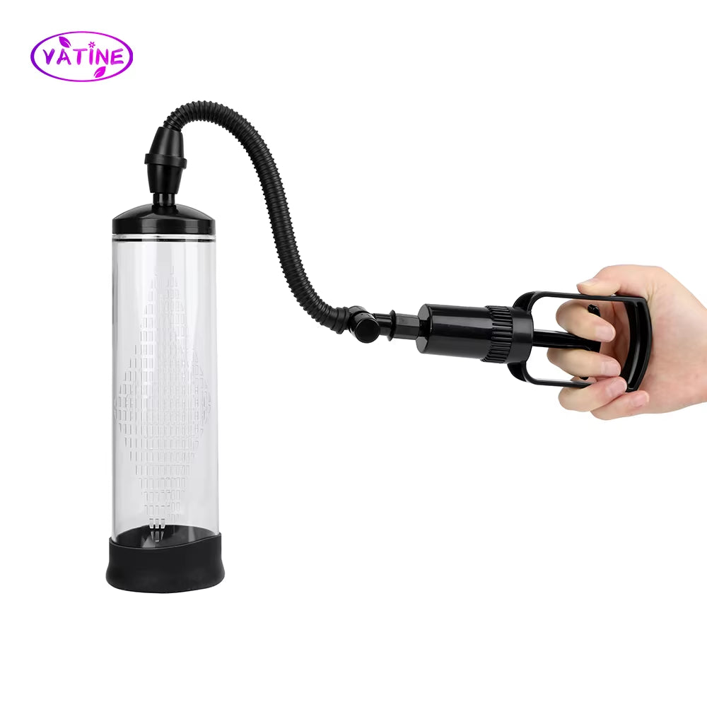 235Mm Penis Pump Cock Enlargement for Men Glans Sucking Extender Male Masturbator Medical Exerciser ...