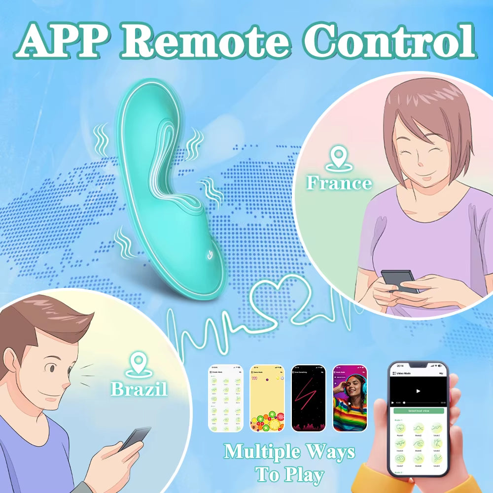 Wearable Sitting Vibrator for Women Wireless Remote Control Vibrating Egg Clitoris Stimulator Female...