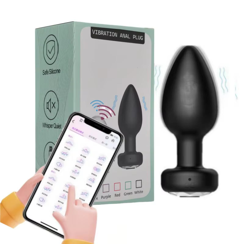 Wireless Anal Vagina Vibrator Butt Plug Men Prostate Massager Stimulator Female Masturbator Adult Se...