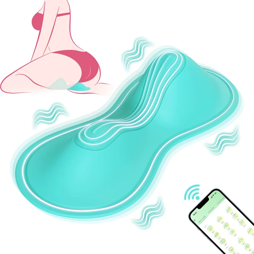 Wearable Sitting Vibrator for Women Wireless Remote Control Vibrating Egg Clitoris Stimulator Female...