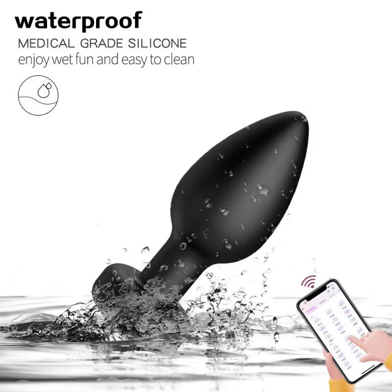 Wireless Anal Vagina Vibrator Butt Plug Men Prostate Massager Stimulator Female Masturbator Adult Se...