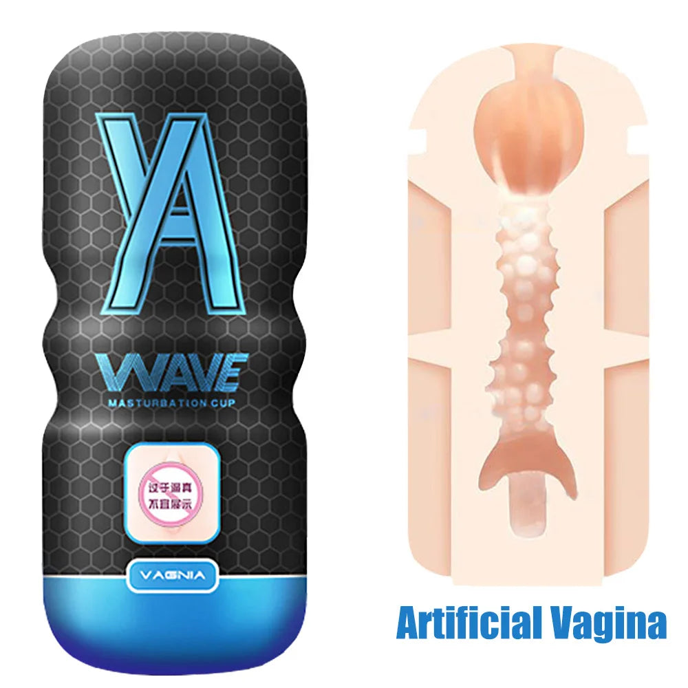 Male Masturbation Cup Oral Sex Silicone Soft Artificial Pussy Sex Toys For Men Penis Pump Realistic Vagina Anal Mouth
