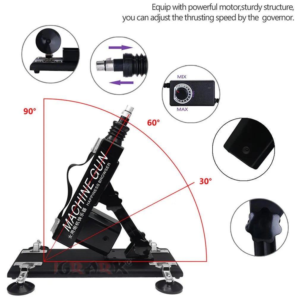 Automatic Electric Sex Machine Vagina Massage Multi-Speed Controller Vibrators Adult Big Dildos Sex Toys for Women Men Couples