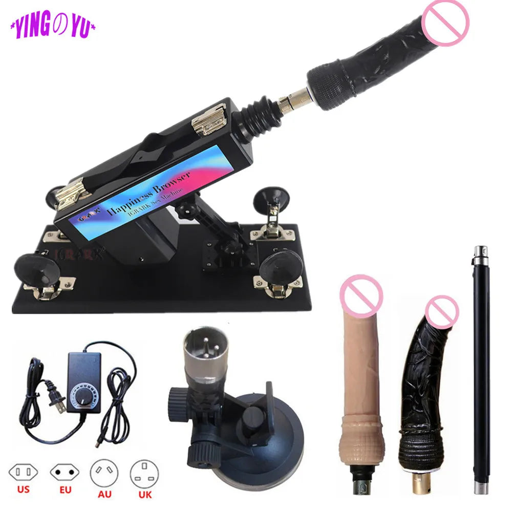 Automatic Electric Sex Machine Vagina Massage Multi-Speed Controller Vibrators Adult Big Dildos Sex Toys for Women Men Couples