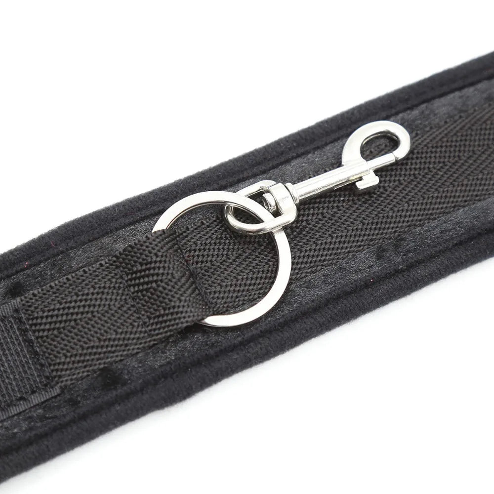 KinkLab BDSM Restraint Set - Open Leg Handcuffs & Ankle Cuffs for Ultimate Couples' Play