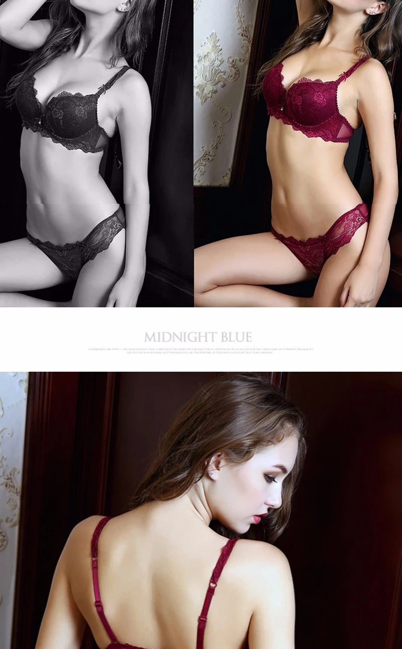 Cotton Lace Bra And Panty Set
