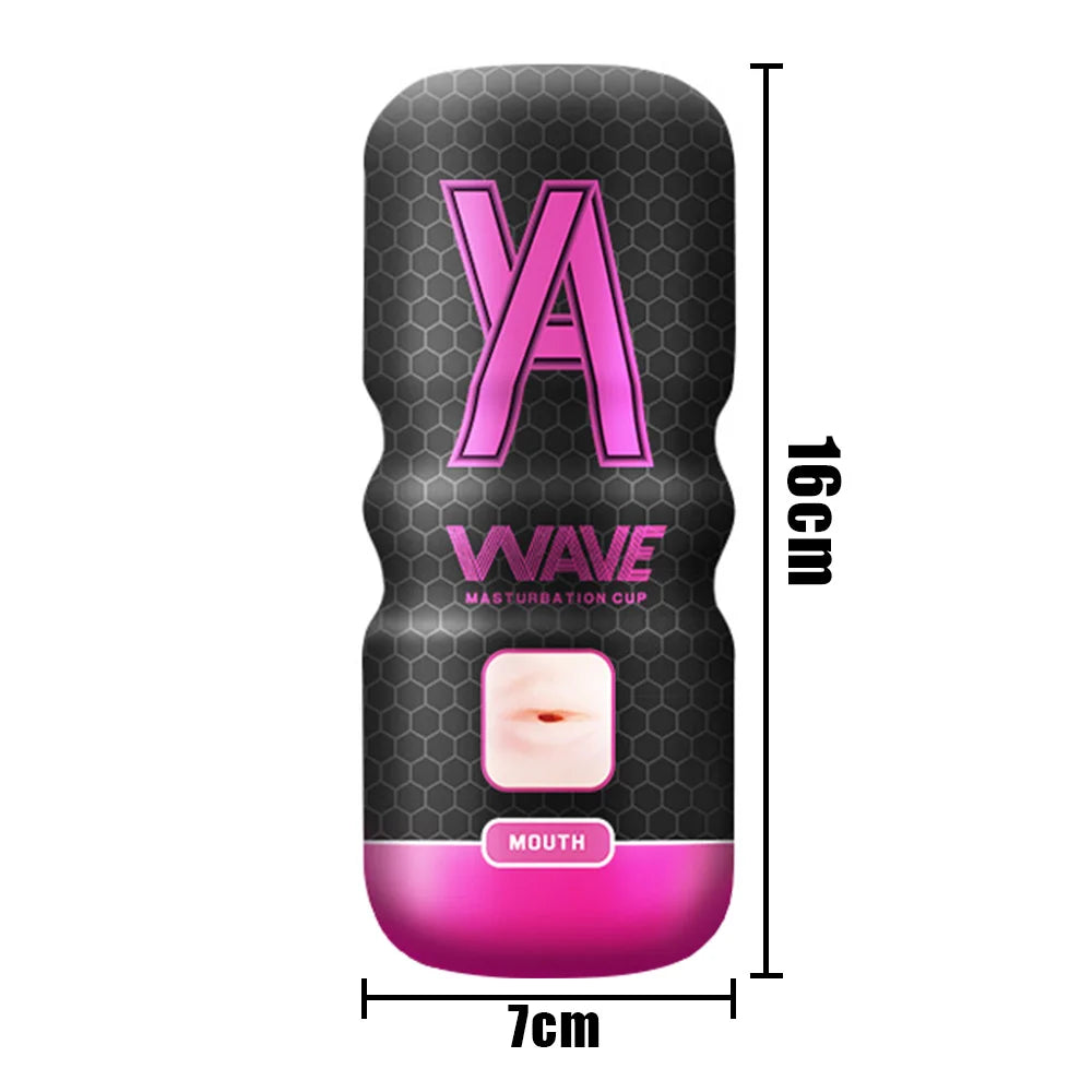 Male Masturbation Cup Oral Sex Silicone Soft Artificial Pussy Sex Toys For Men Penis Pump Realistic Vagina Anal Mouth