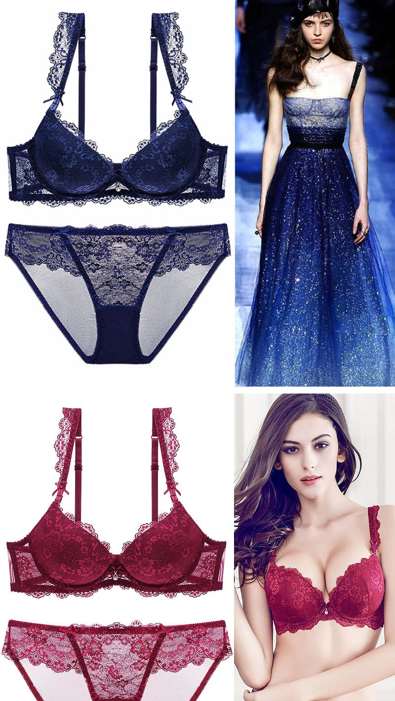 Cotton Lace Bra And Panty Set