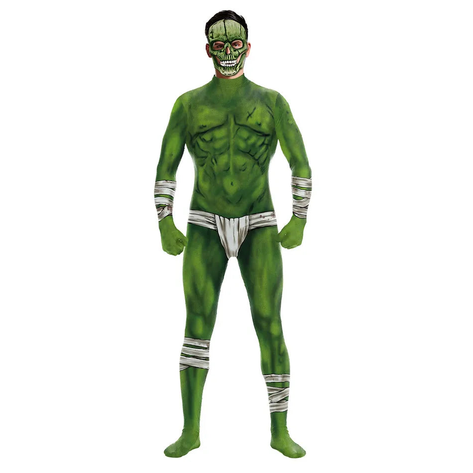 Color Cosplayer Halloween Purim Carnival Costume Women and Men Joker Cosplay Bodysuit Movie Costume Clown Sexy Zentai Catsuits