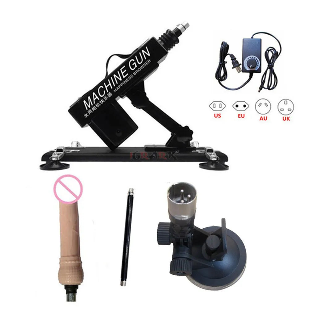 Automatic Electric Sex Machine Vagina Massage Multi-Speed Controller Vibrators Adult Big Dildos Sex Toys for Women Men Couples