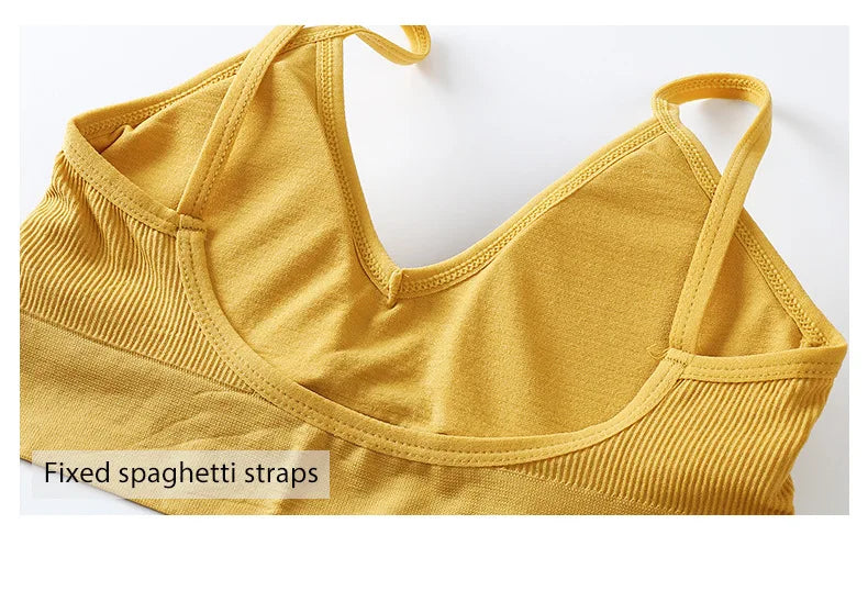 Sexy Seamless Backless Cotton Bra and Panty Set