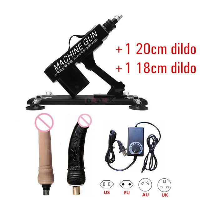Automatic Electric Sex Machine Vagina Massage Multi-Speed Controller Vibrators Adult Big Dildos Sex Toys for Women Men Couples