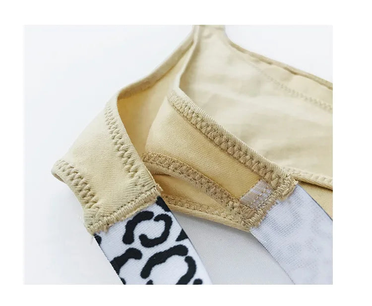 European New Solid Color Panties Zebra G-String Low Waist Seamless Underpants