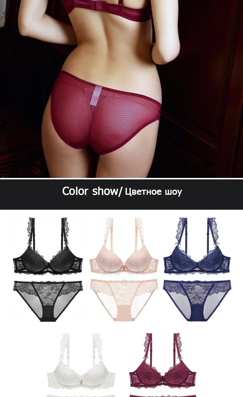 Cotton Lace Bra And Panty Set
