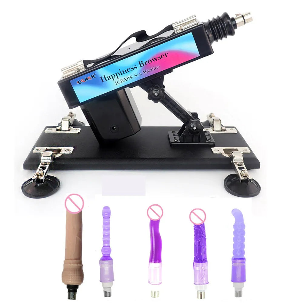 Automatic Electric Sex Machine Vagina Massage Multi-Speed Controller Vibrators Adult Big Dildos Sex Toys for Women Men Couples