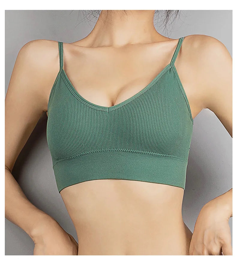 Sexy Seamless Backless Cotton Bra and Panty Set