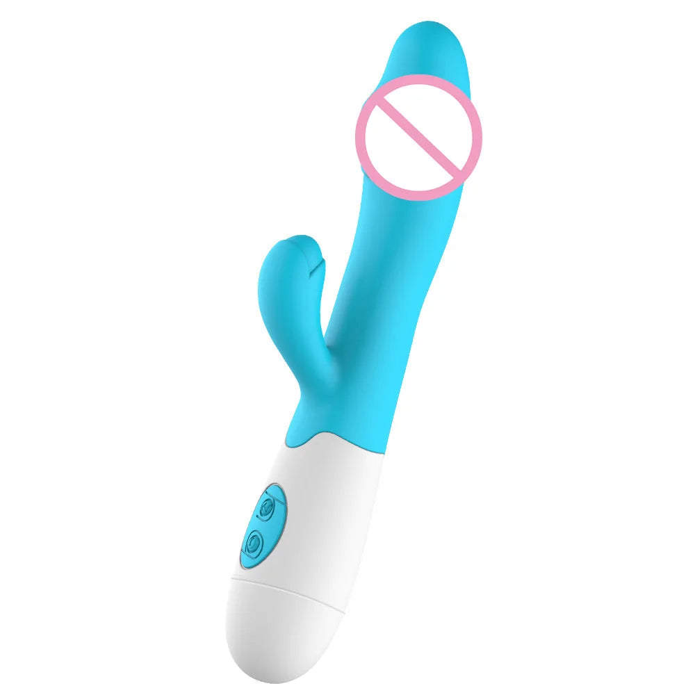 Wild Bliss Dual-Action Rabbit Vibrator - 30 Frequency G-Spot & Anal Massage for Ultimate Pleasure