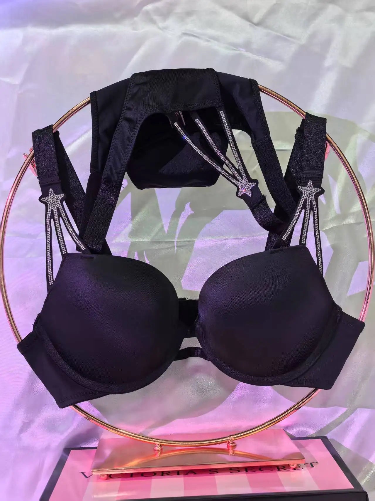 Sexy Shooting star Bra and  Fashion Thong Panties Set