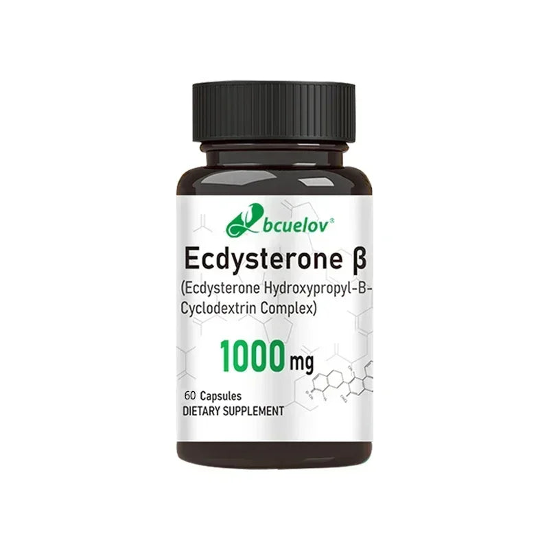 Ecdysterone Supplement 1000 mg - Enhanced Energy Levels,Increased Muscle Strength, 30/60/120 Capsules