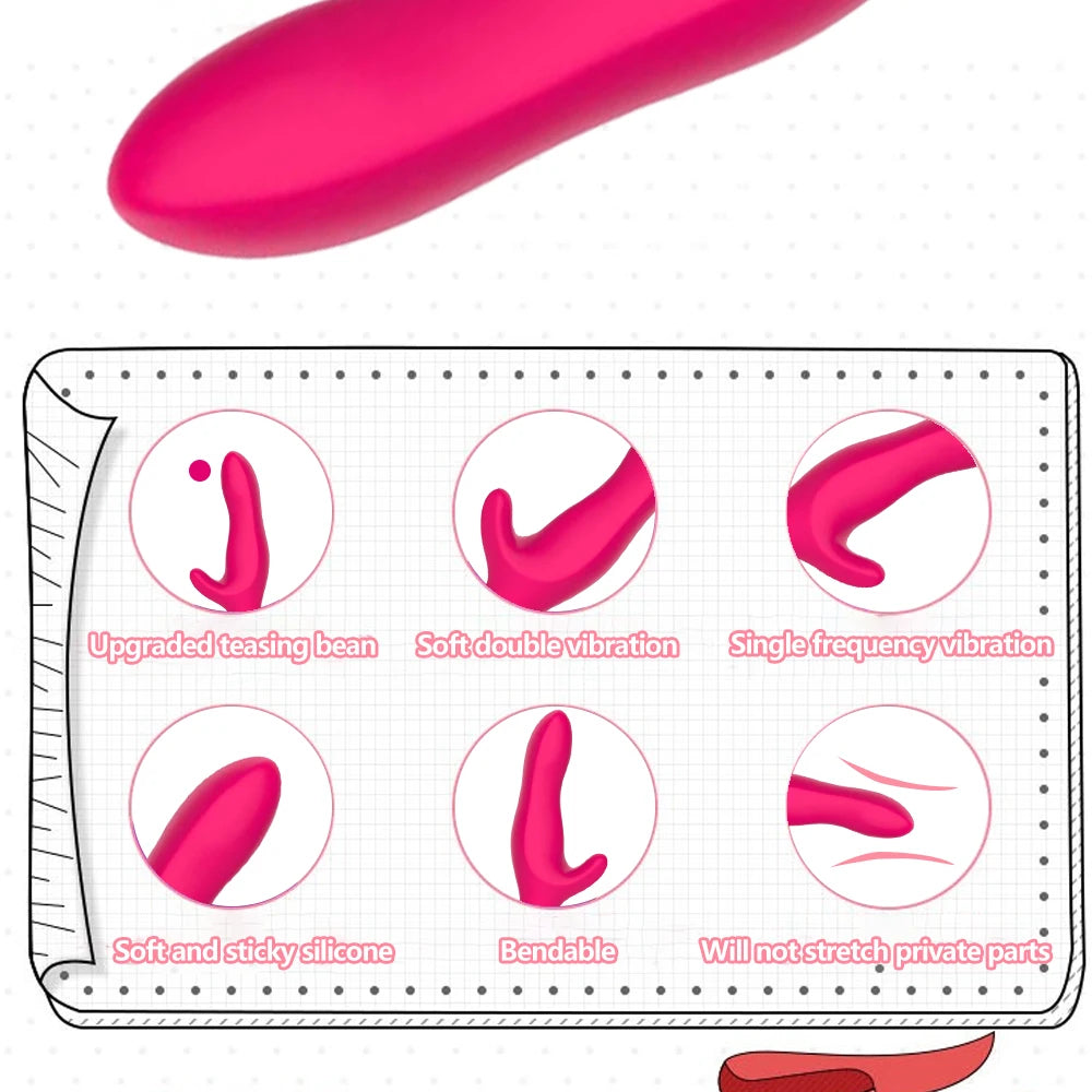 Stimulating High-frequency G-spot Vibrator USB Rechargeable Powerful Dildo Vibrator For Female Clitoral Massage Adult Sex Toys