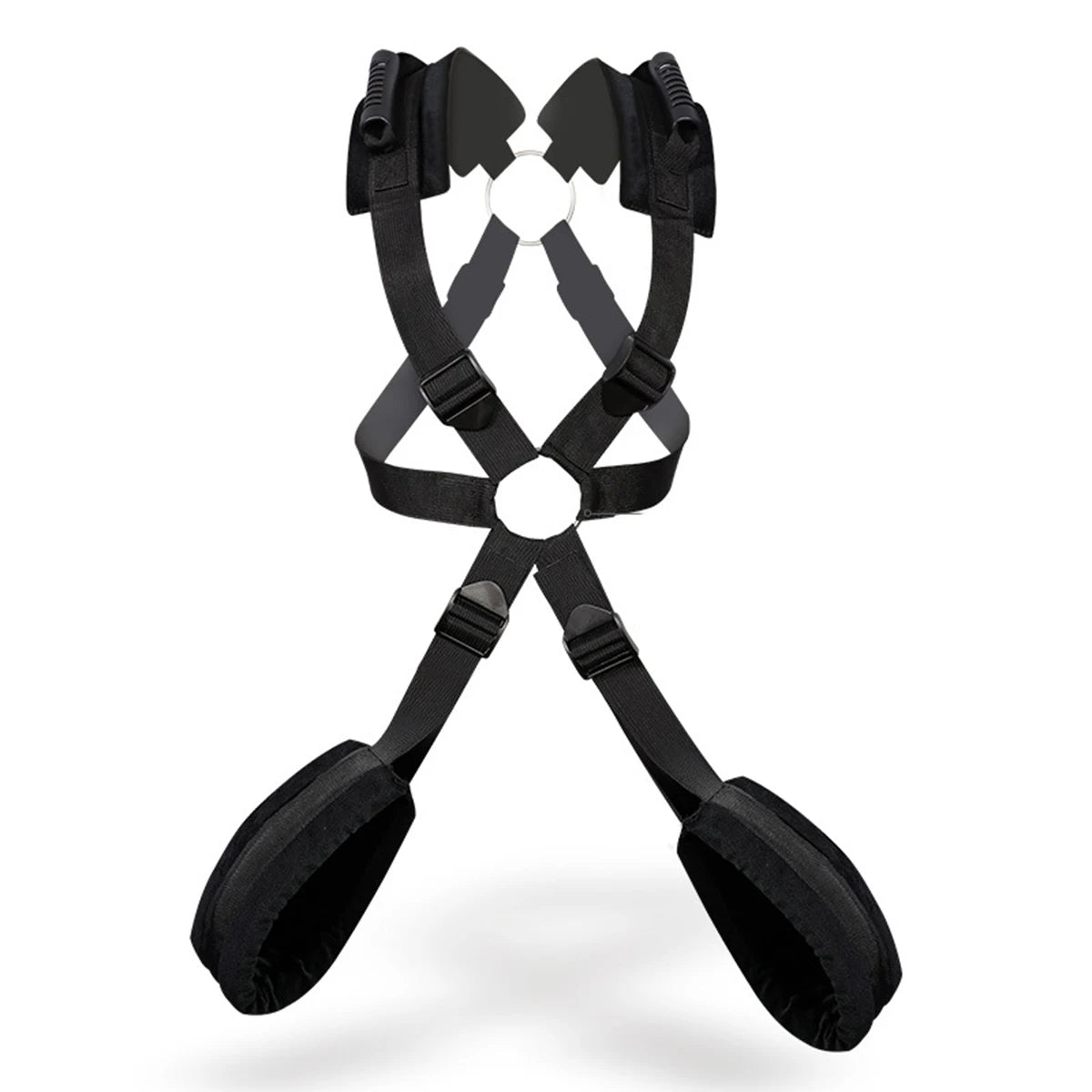 BDSM Sex Swing Set with Bondage Love Slings for Couples Adjustable Strap Adult Sex Toy Soft Plush Padding Mat Sex Restraints Toy