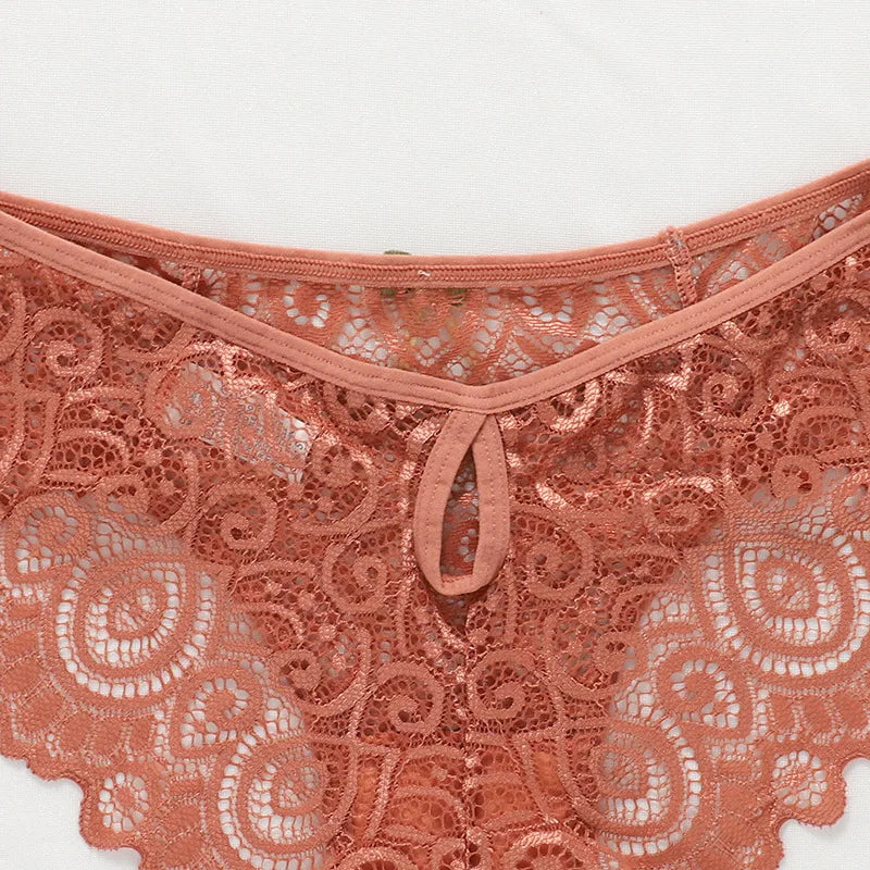 Cotton Lace Panties Crotch Breathable