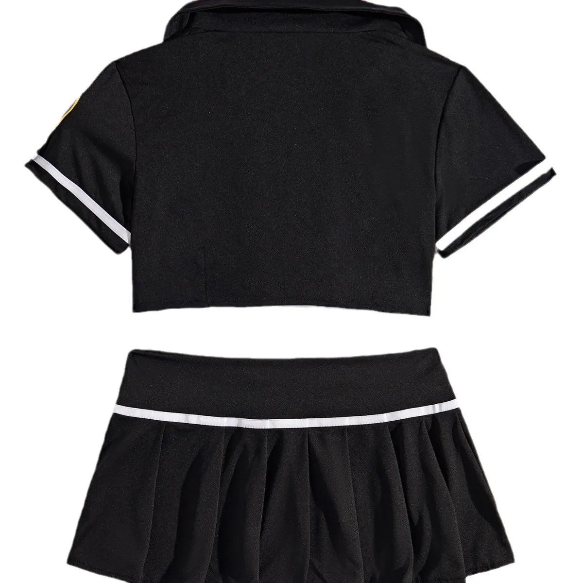 Sexy Airline Stewardess Cosplay Uniforms Costume in Black or Blue Version