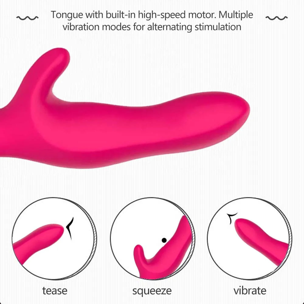 Stimulating High-frequency G-spot Vibrator USB Rechargeable Powerful Dildo Vibrator For Female Clitoral Massage Adult Sex Toys
