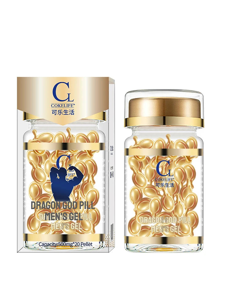 20 Male Delayed Capsules Male Sex Topical Delay Capsule Pleasure Enhancement Adult External Use Men Sex Lube