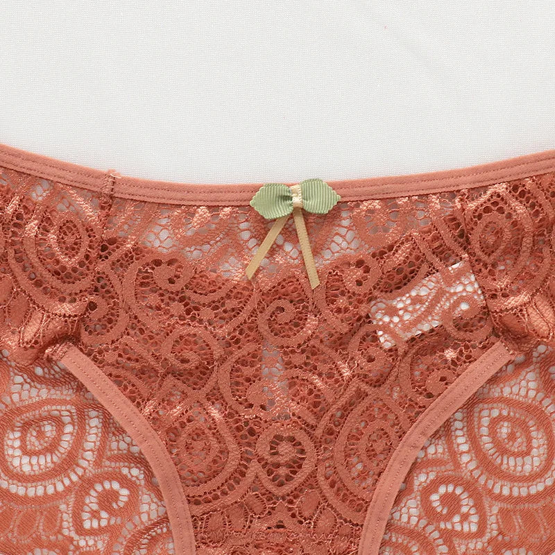 Cotton Lace Panties Crotch Breathable