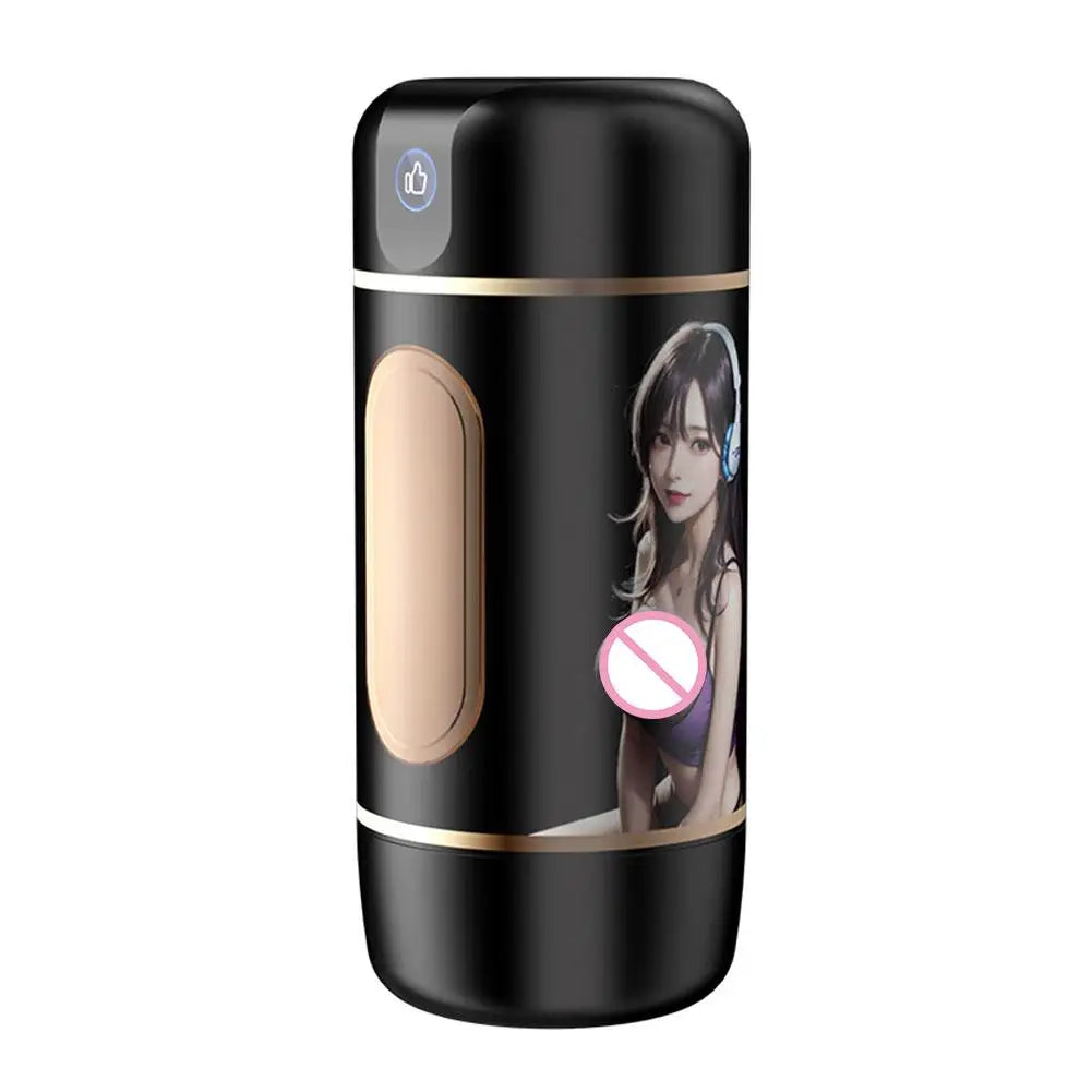 Automatic Male Masturbator 3D Textured Sucking Male Sex Toy Vibration Voice Sucking Vibration Penis Oral Machine Sex Toys