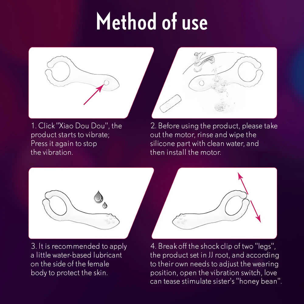 Male Penis Rings Vibrator Delay Ejaculation Cock Ring Vibrators Clitoral Stimulator Penis Vibrating Sex Toys for Couples Adults