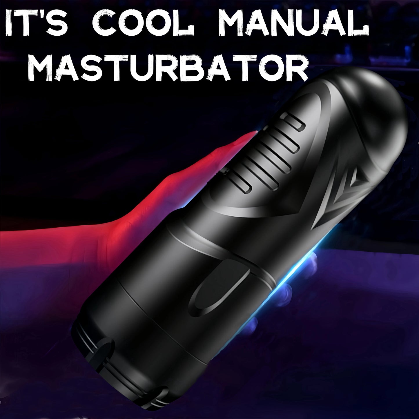 Male penis sexual massage masturbator, with a real external lip simulation channel and a portable thermos design