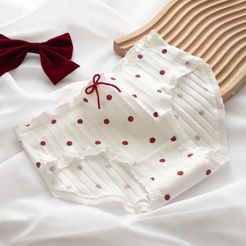 Polka dots and Gingham Cotton Panties