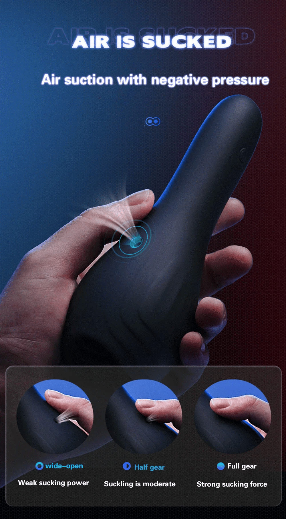 Male Tongue Licking Penis Masturbator Blowjob Orgasm Masturbation Trainer Glans Massager Vibrator Endurance Sex Toy for Men 18+