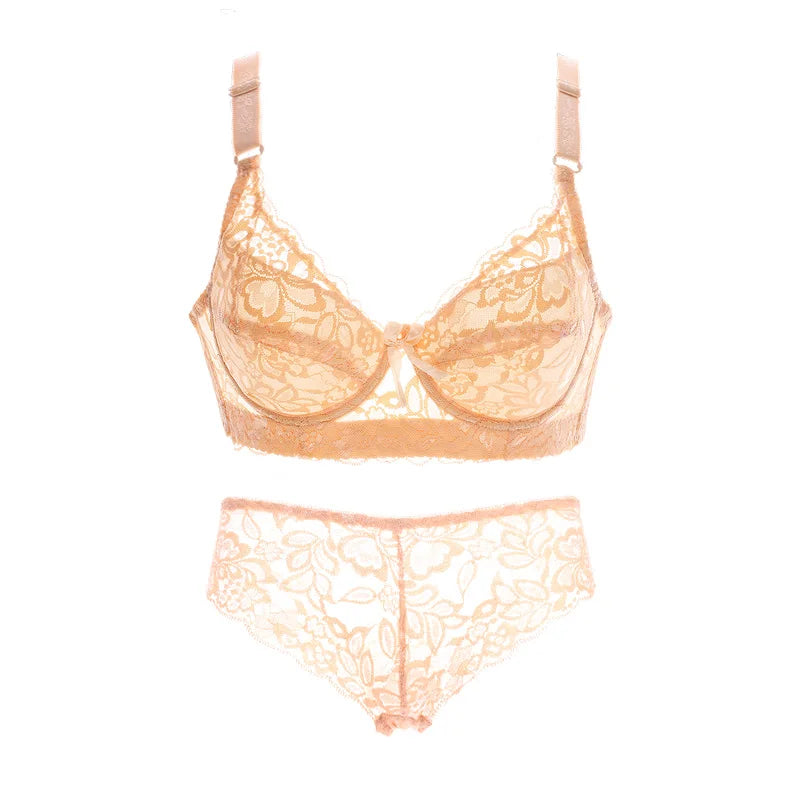 Lace Push-up Bra and Thin Panty set