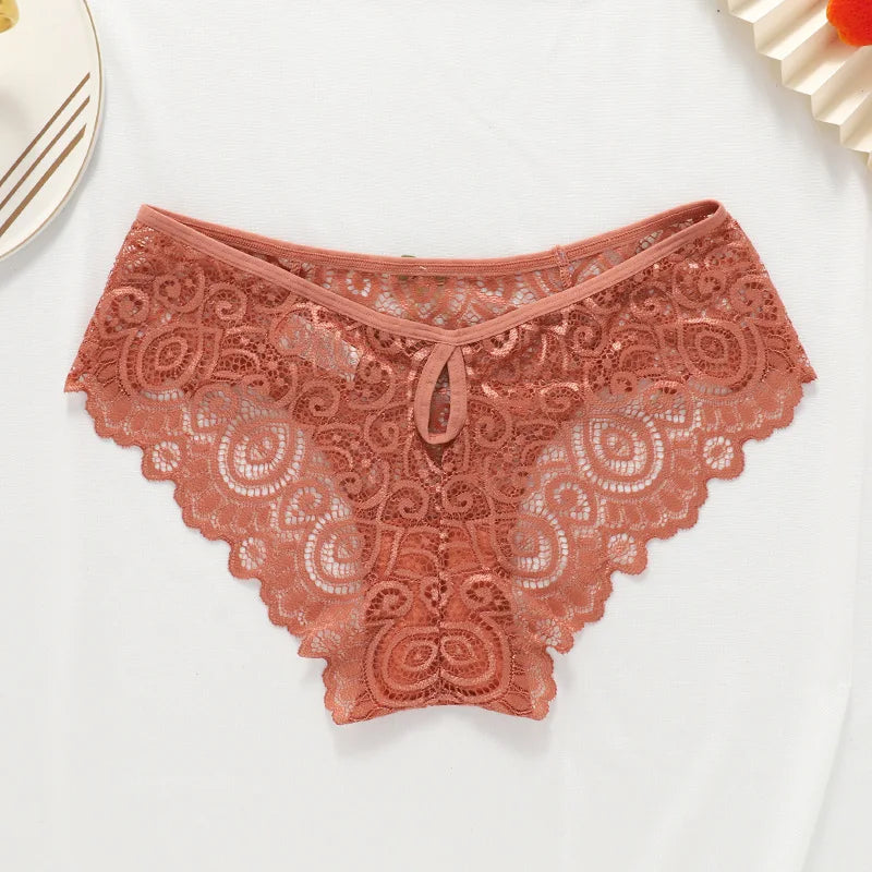 Cotton Lace Panties Crotch Breathable