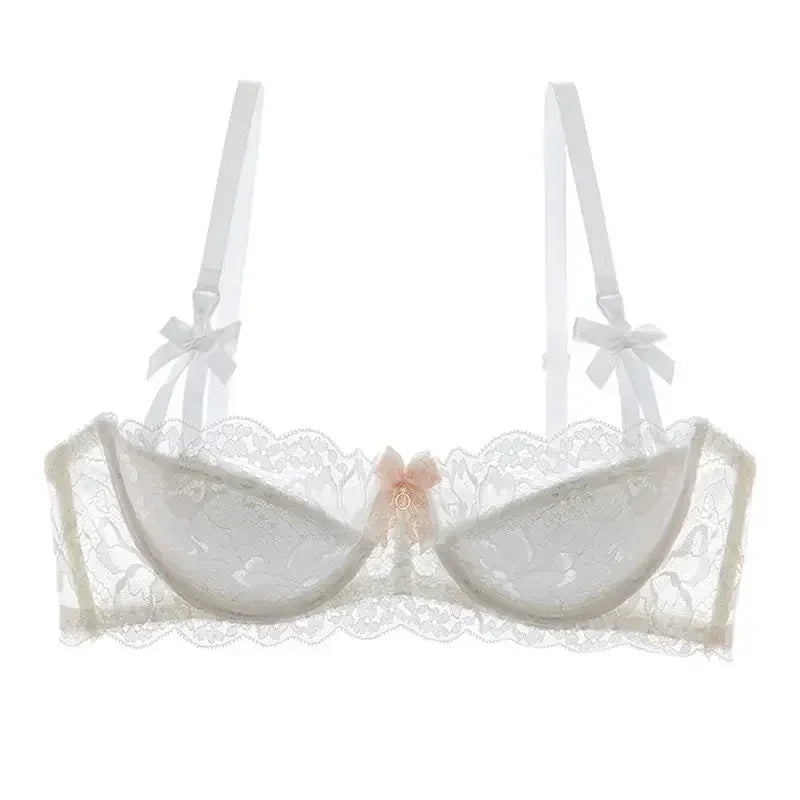 French Lace Tushy Slim Bra - Comfortable, Breathable, and Romantic Underwear for Effortless Elegance