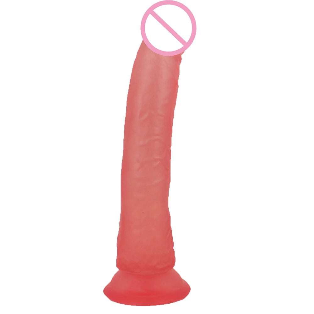 PowerPlay Realistic Dildo Vibrator with Strong Suction for G-Spot & Clitoral Stimulation
