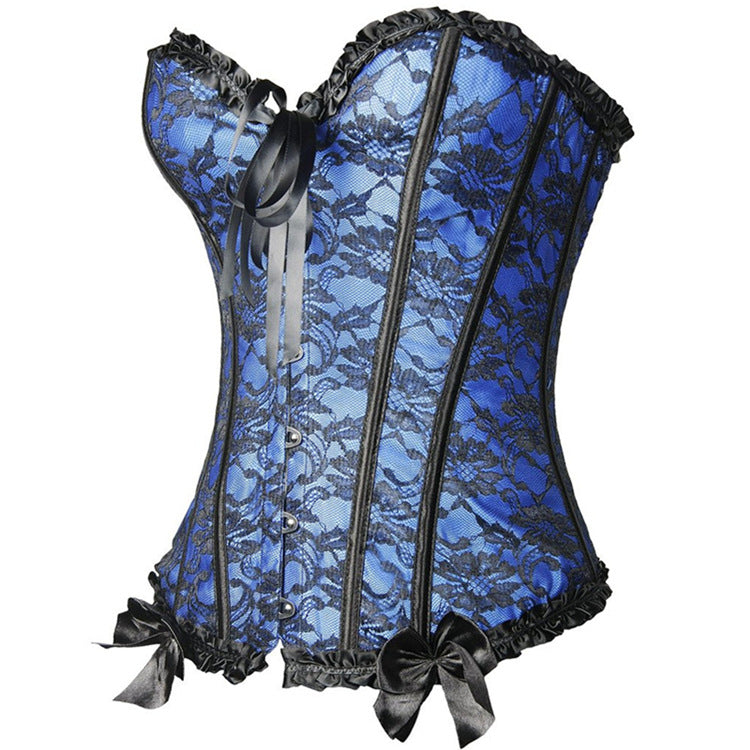 Sexy Gothic Corsets and Bustiers Top Overbust Corset Belt Slimming Women Waist Trainer Modeling Strap Plus Size Waist Cincher