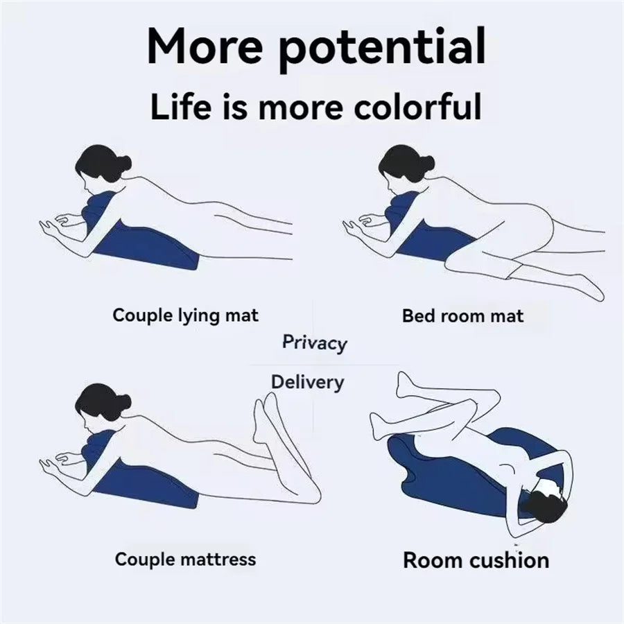 Couples Comfort Cushion - Orthopedic Lumbar Support Pillow for Sitting & Lying